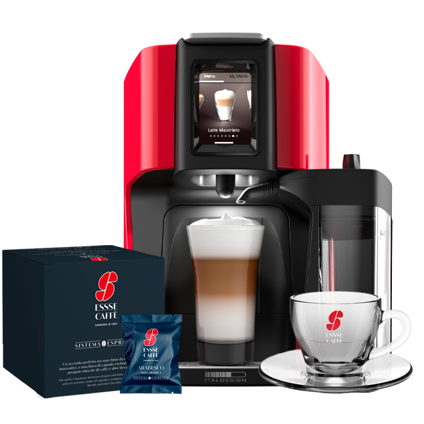 Macchina S.20 Latte + 6 tazze cappuccino + kit degustazione