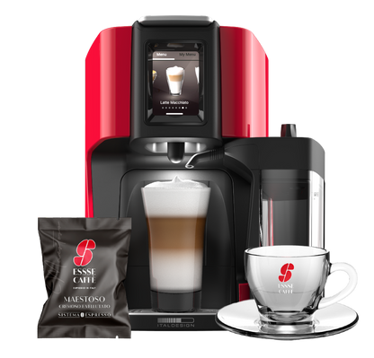 Macchina S.20 Latte + 6 tazze cappuccino + 50 capsule Maestoso